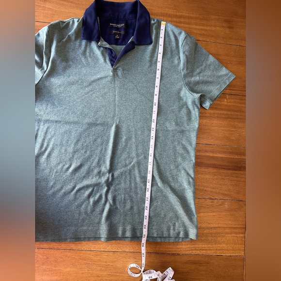 Banana Republic Short Sleeve *Luxury Touch* Dress Polo | No Button - Picture 8 of 8